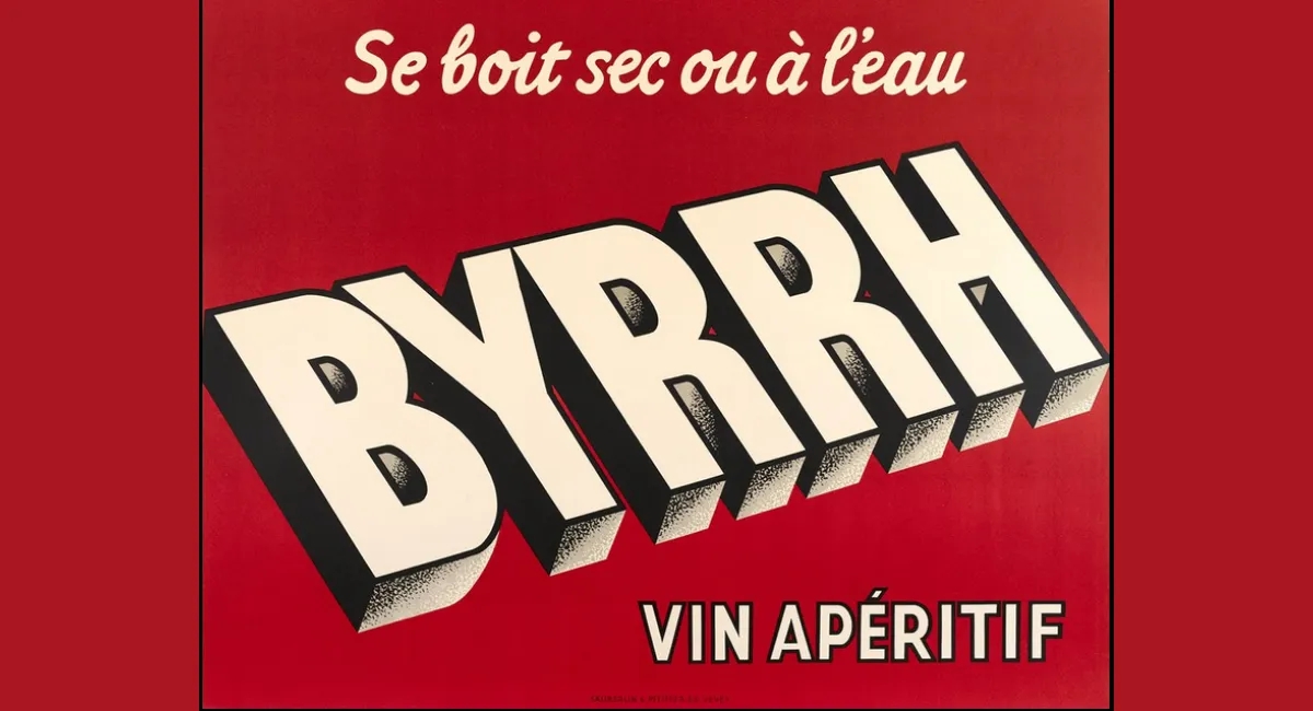 Publictié boisson byrrh